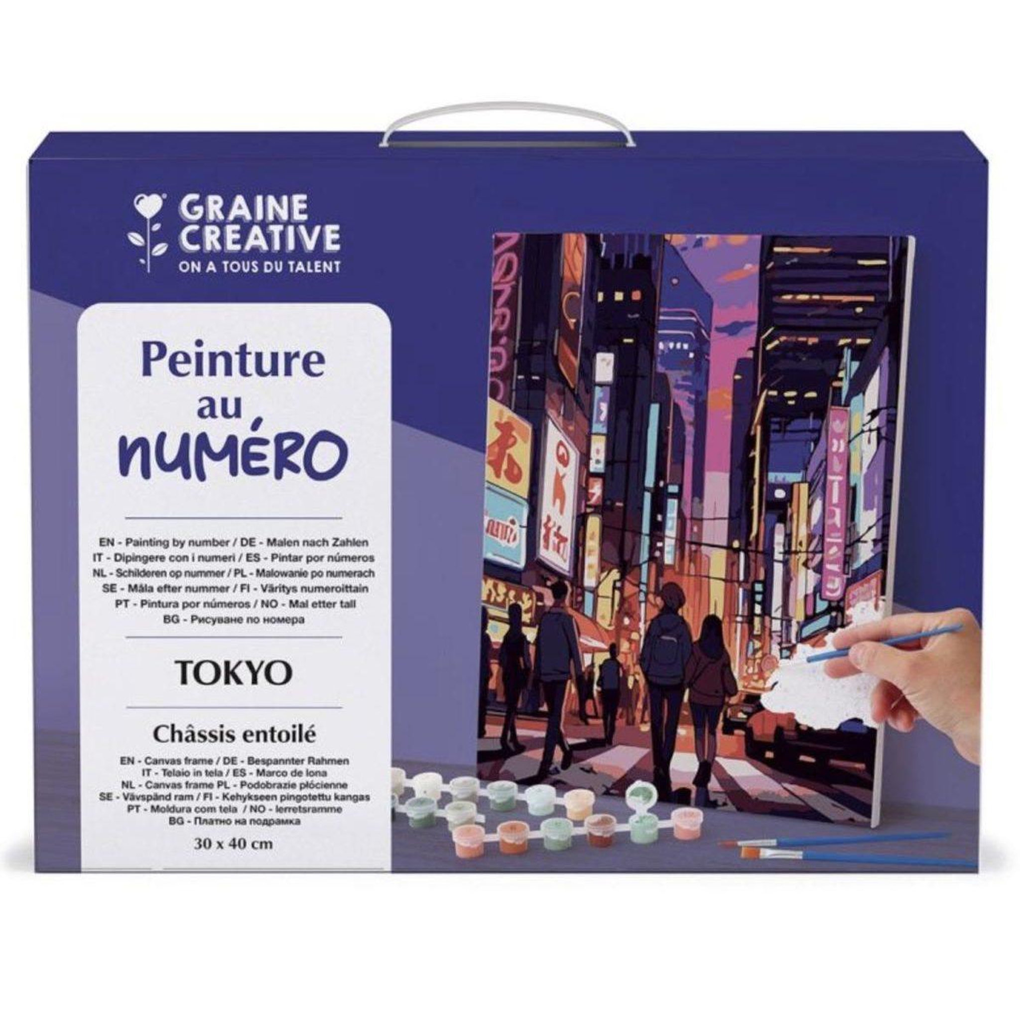 GRAINE CRÉATIVE Peinture au numero - tokyo