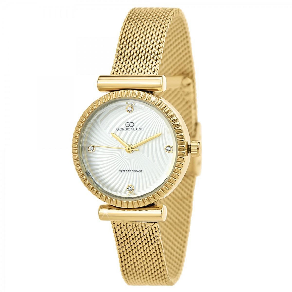 SC CRYSTAL Montre Chelsea élégante ornée de Cristaux scintillants par SC Crystal