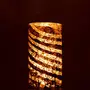 Paris Prix Vase Design en Verre  Lignes  26cm Argent