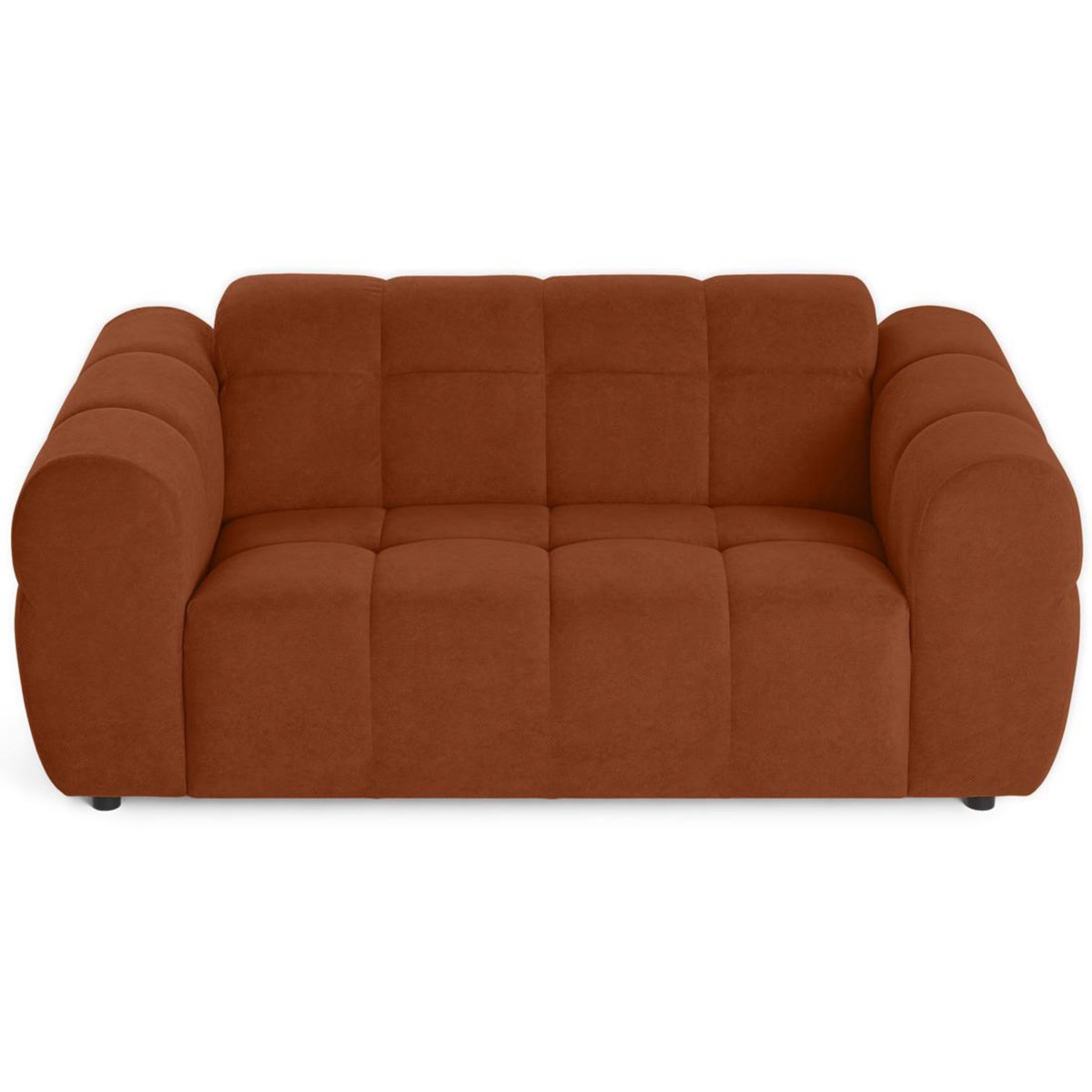 LISA DESIGN Ray - canapé droit 2 places en tissu texturé