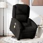 Voir la diapositive 1 : VIDAXL Fauteuil de massage inclinable Noir Velours