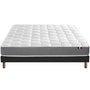 Voir la diapositive 1 : IDLITERIE Ensemble matelas mémoire de forme et mousse HR ZENITH avec sommier - confort français
