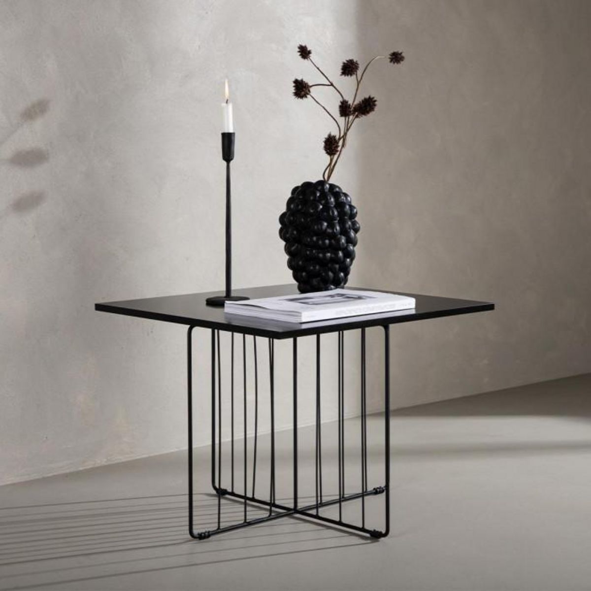 Paris Prix Table Basse Design  Dayton  60cm Noir