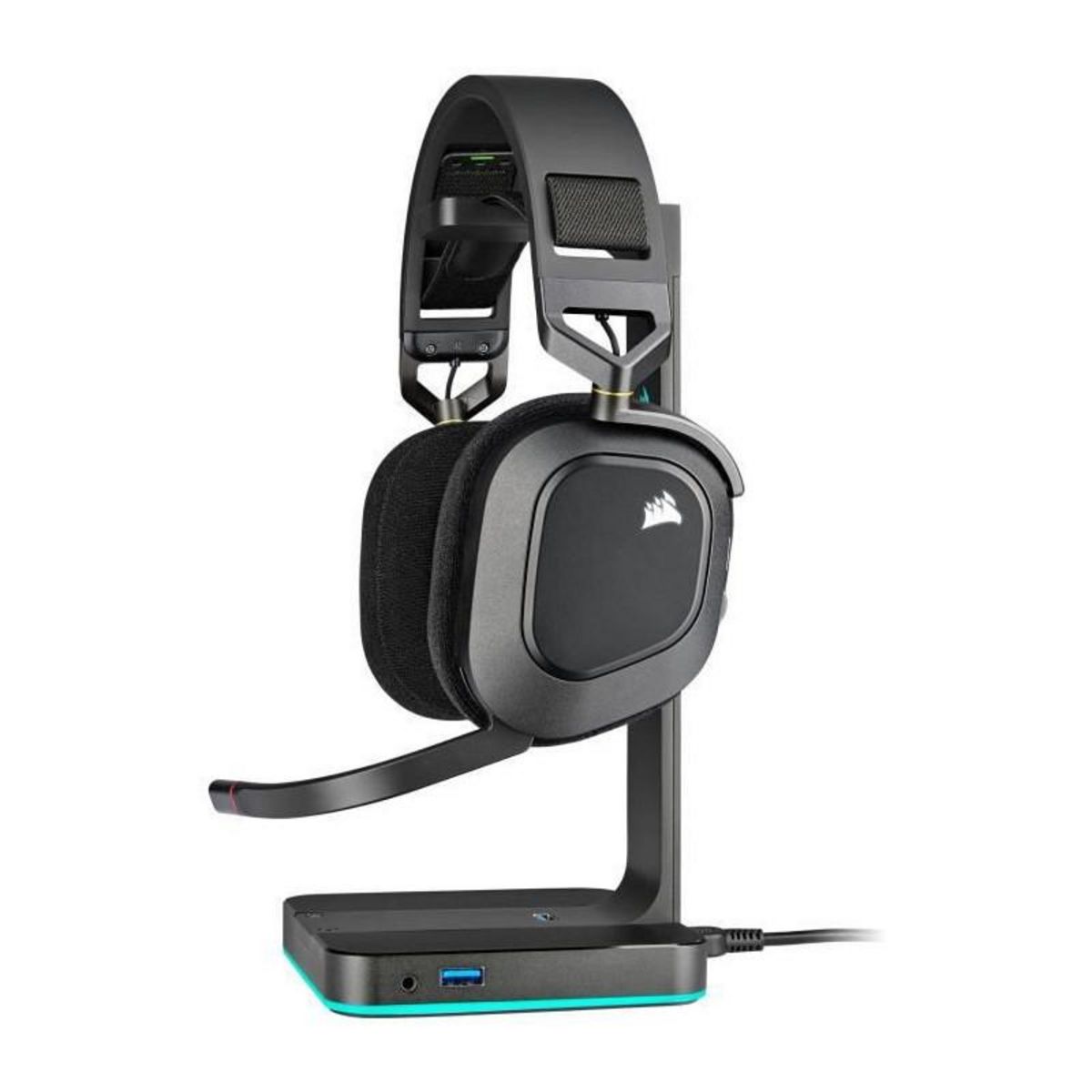 Corsair CORSAIR Casque sans fil HS80 RGB - Carbone CA-9011235-EU