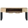 Voir la diapositive 5 : VIDAXL Table basse Style cassette 100x52x45 cm Bois de manguier massif