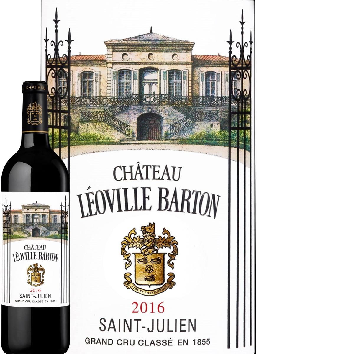 AOP Saint-Julien Château Léoville Barton grand cru classé rouge 2016 75cl
