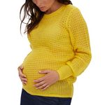 VERO MODA MATERNITY Pull de Grossesse  Femme Vero Moda Maternity Taka Balloon. Coloris disponibles : Jaune