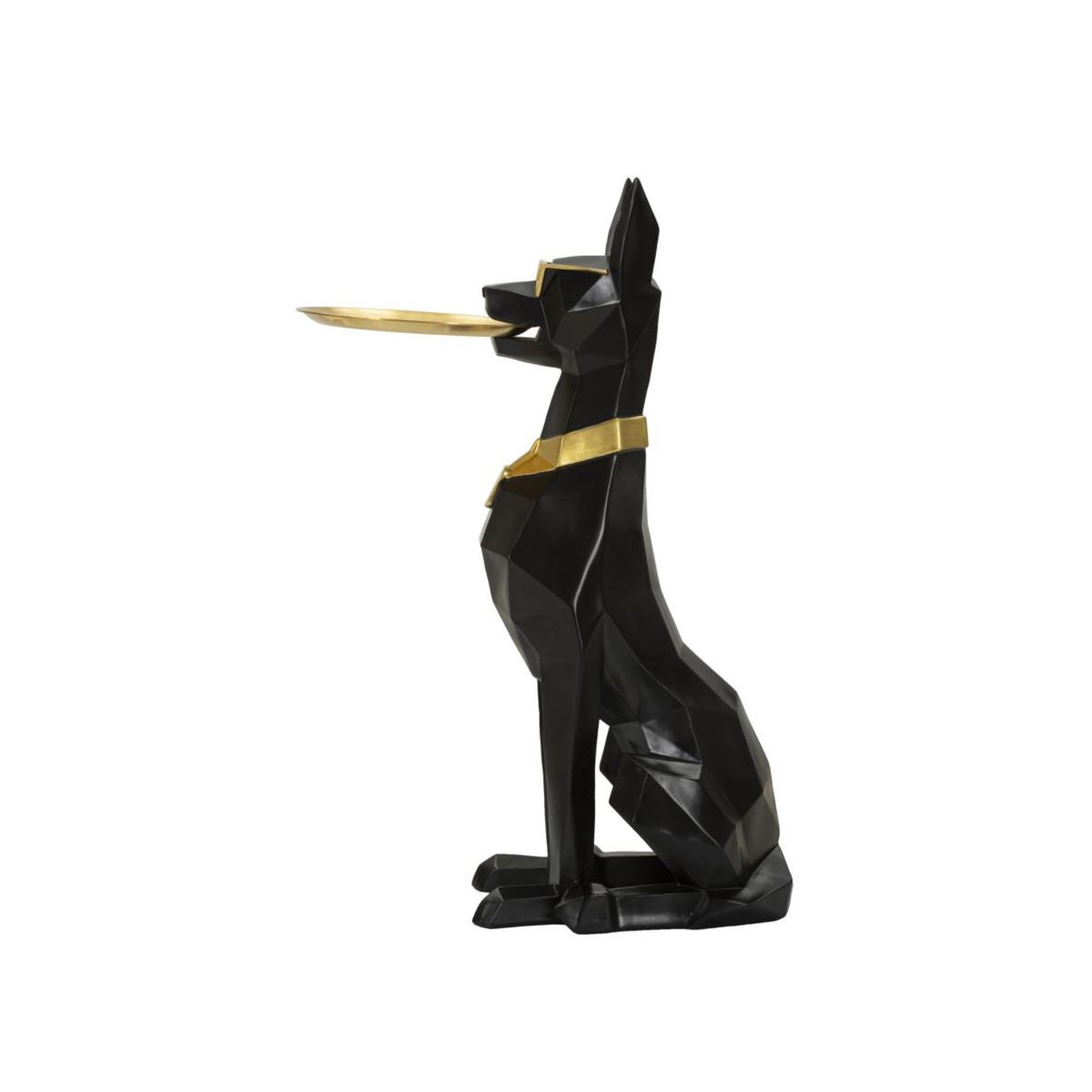 Voir la diapositive 2 : Paris Prix Vide-poche statue chien  origami  91cm noir