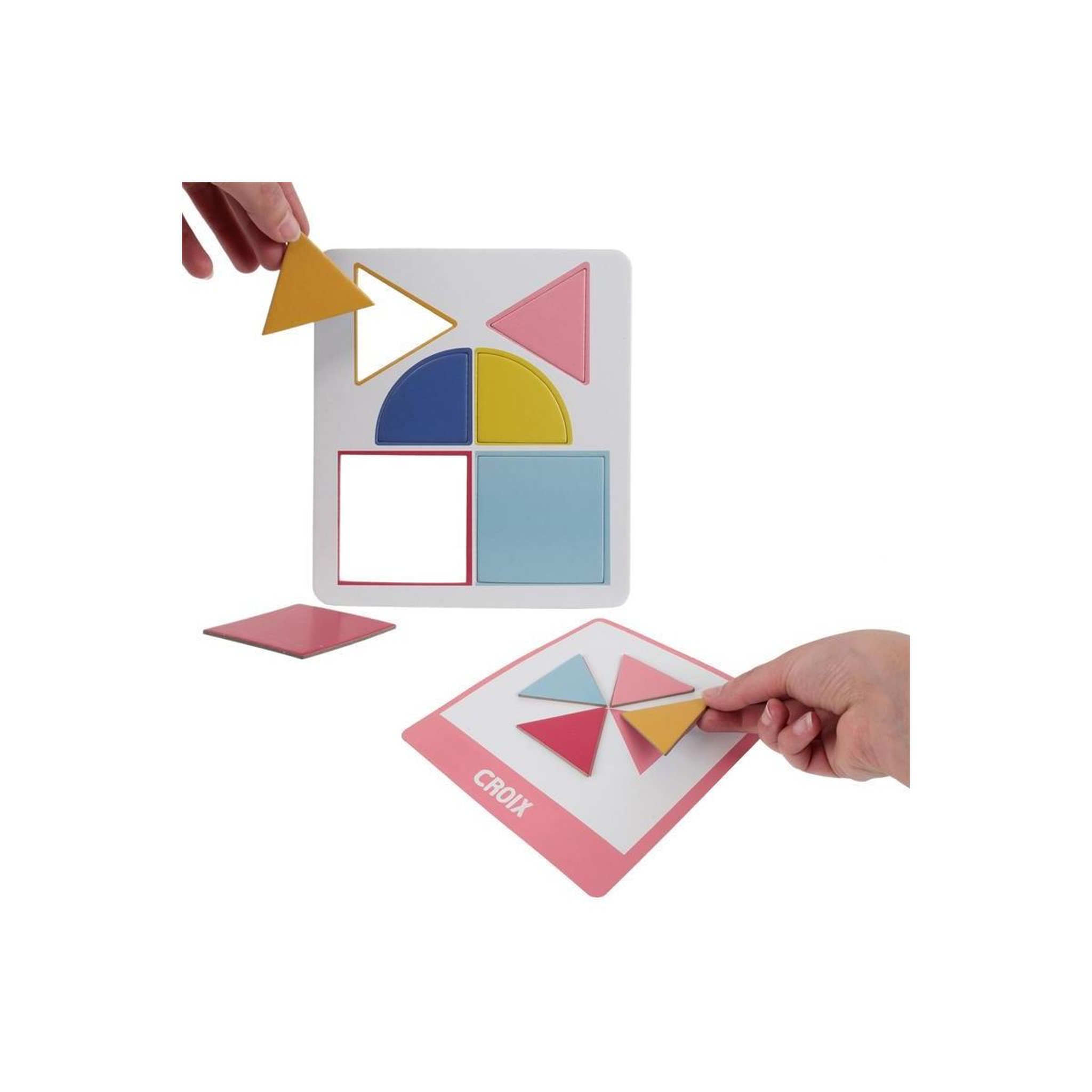 Voir la diapositive 4 : Jeux 2 momes Jeu de 10 cartes éducatives  j'apprends les formes  19cm multicolore