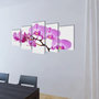Voir la diapositive 2 : VIDAXL Set de toiles murales imprimees Orchidee 200 x 100 cm