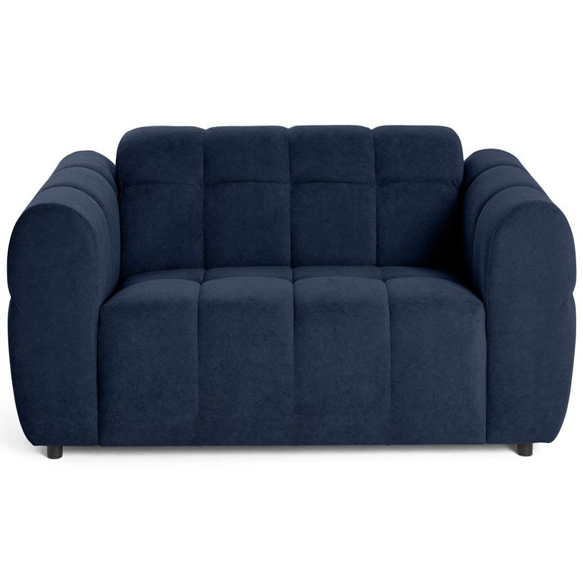 LISA DESIGN Ray - canapé droit 2 places en tissu texturé