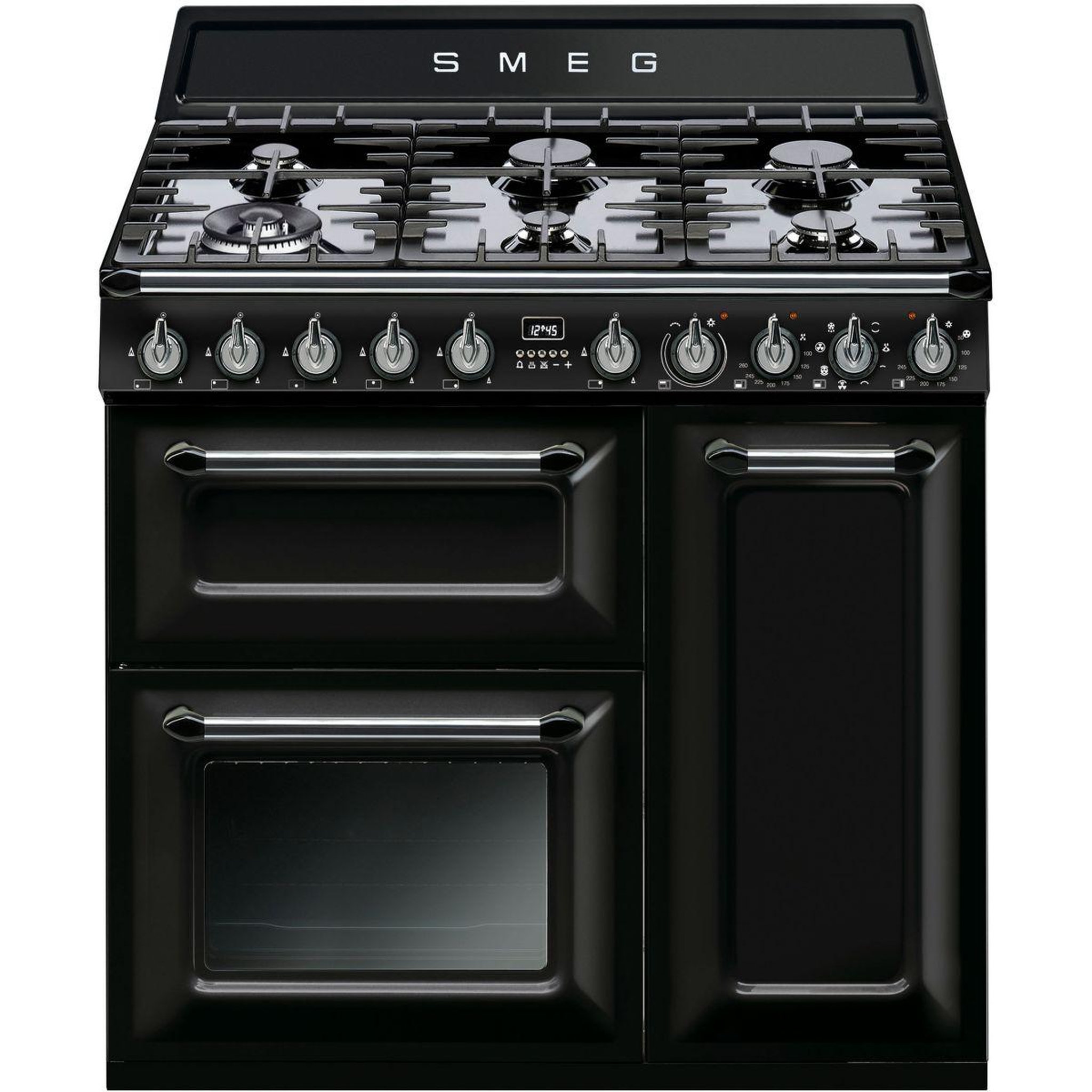 SMEG Piano de cuisson gaz tr93bl