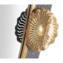 Voir la diapositive 2 : Paris Prix Miroir Mural Design  Art  90cm Gris & Or