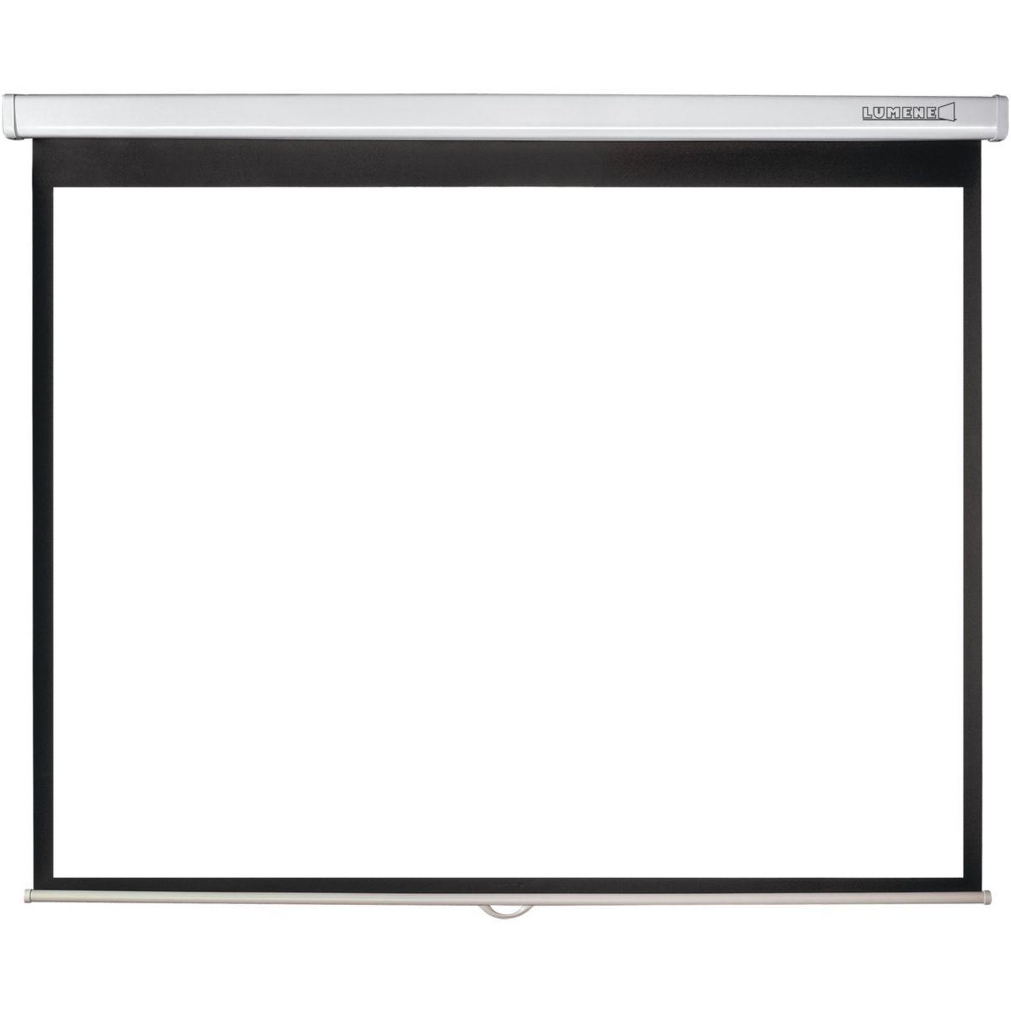 Voir la diapositive 1 : LUMENE Ecran de projection PLAZZA HD 200 C MANUAL SCREEN