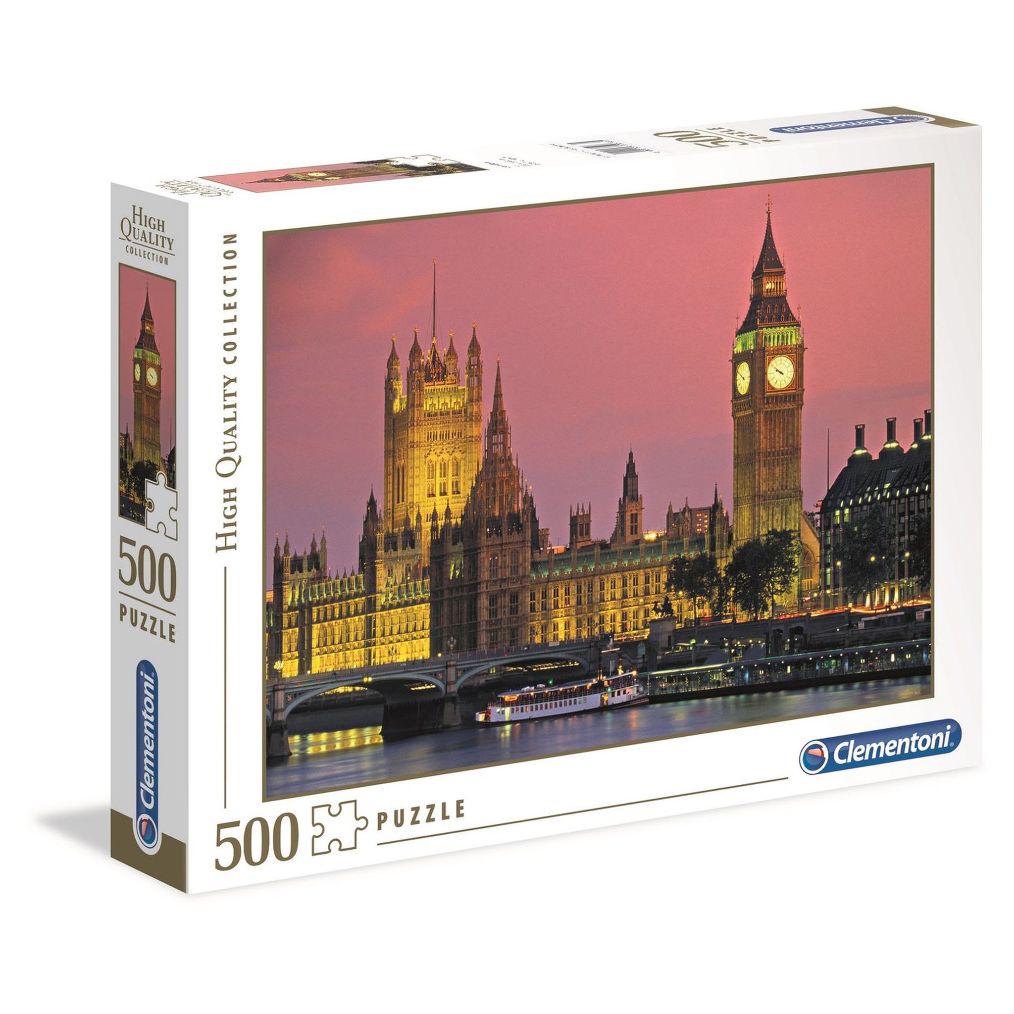 Voir la diapositive 1 : CLEMENTONI Puzzle Londres 500 pièces
