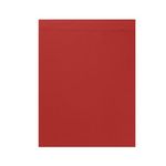 DODO Drap plat Studio Coton Rouge. Coloris disponibles : Rouge