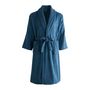 Voir la diapositive 2 : ACTUEL Peignoir col chale uni en coton 380gsm