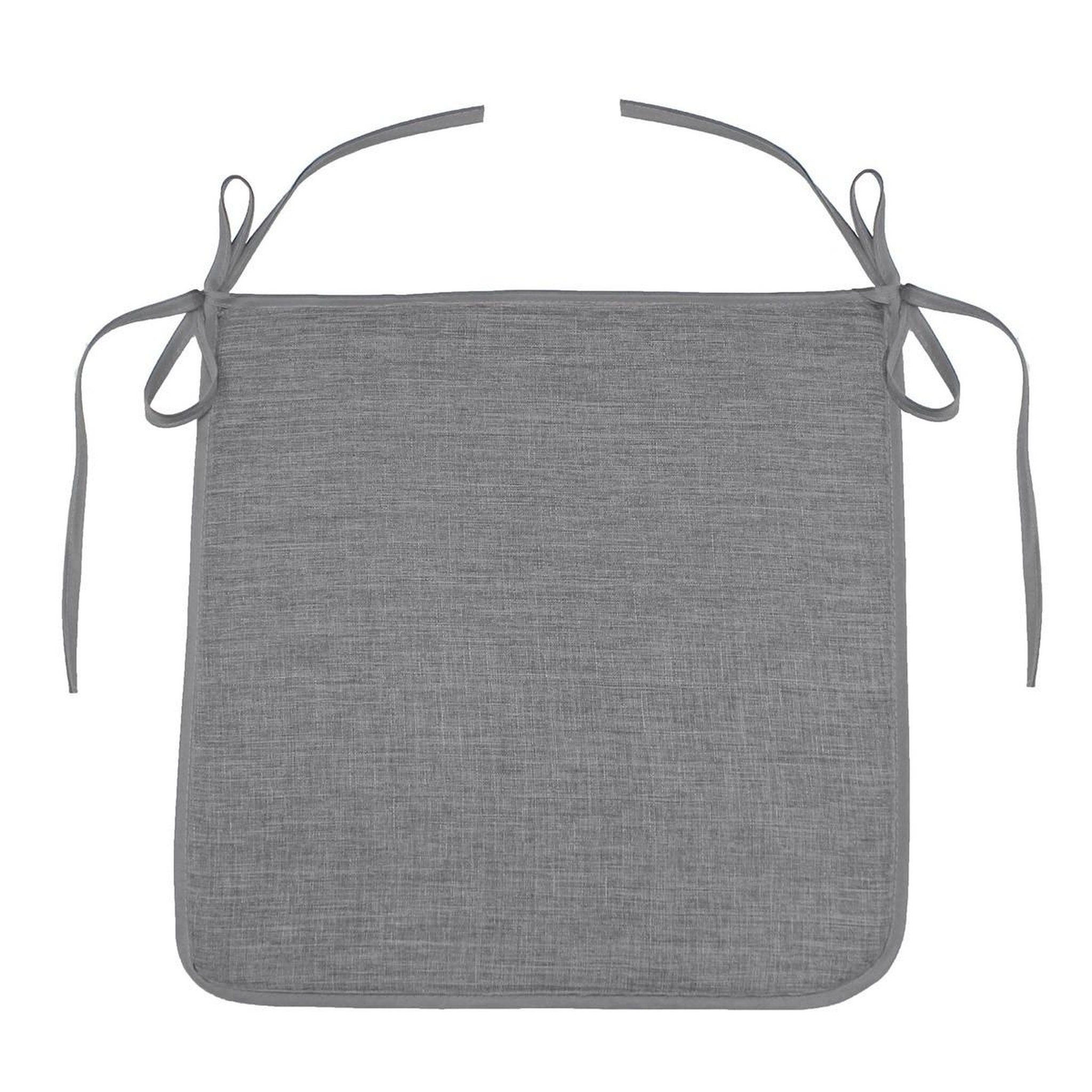 Voir la diapositive 1 : Douceur d'Intérieur Galette de chaise  newton  40x40cm gris