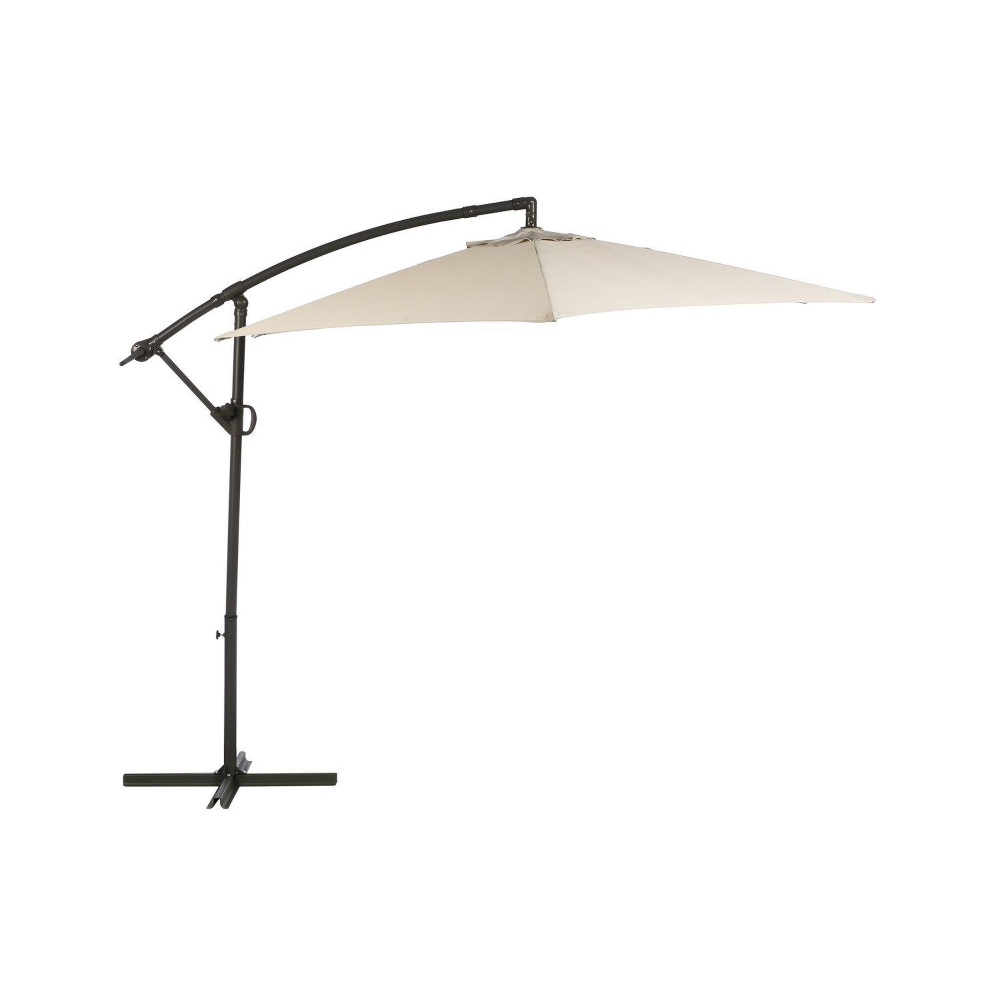 HESPERIDE Parasol déporté rond Janeiro. Coloris disponibles : Bleu