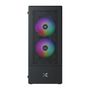 Voir la diapositive 2 : Xigmatek Boîtier PC Moyen Tour sans alim - XIGMATEK HERO II Air 3F (Noir) - ATX/Micro ATX - 3x120mm FRGB - Mesh - USB 3.0/2.0