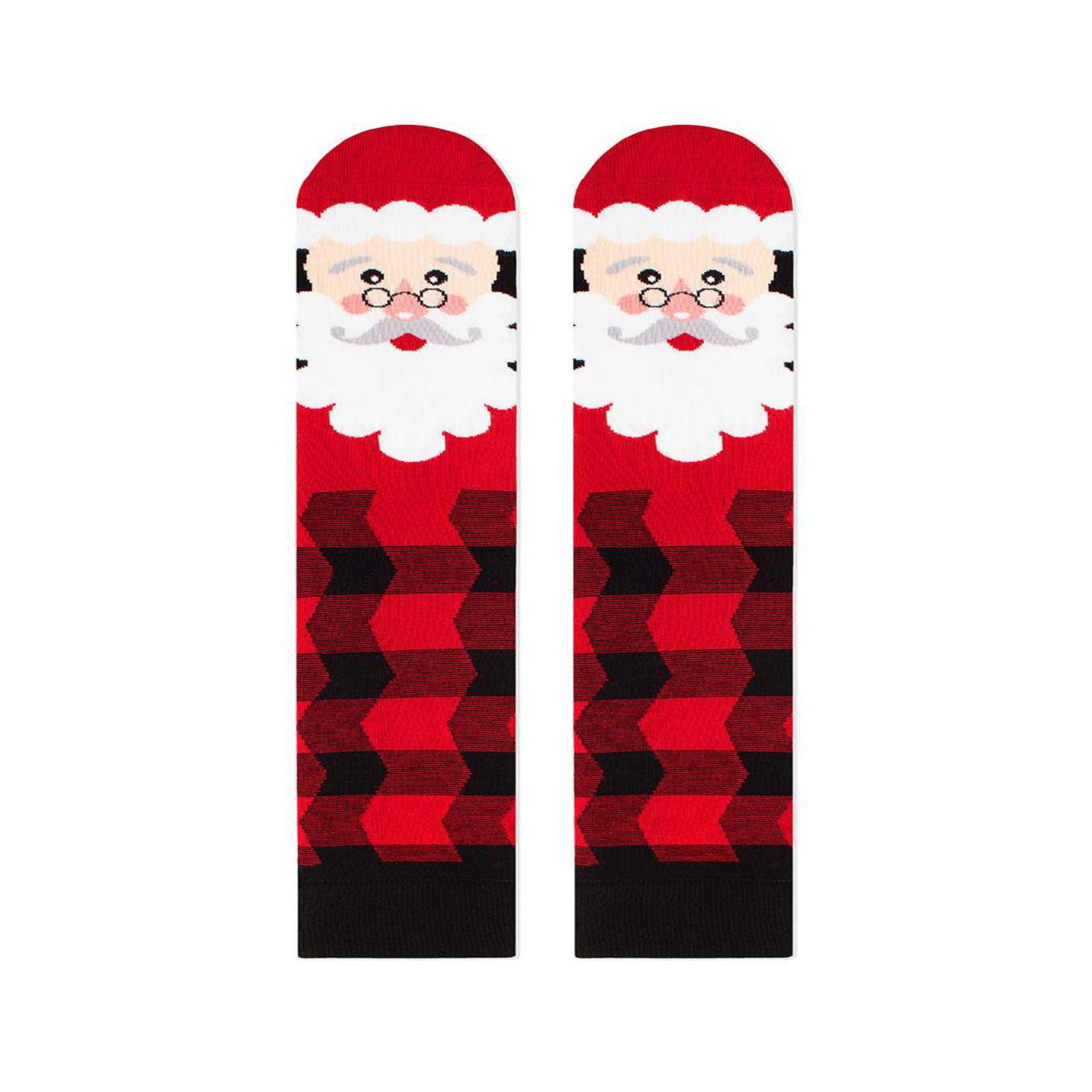 Voir la diapositive 2 : PIRIN HILL Chaussettes en bambou haut-mollet père-noël
