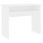 Voir la diapositive 2 : VIDAXL Bureau Blanc 90x50x74 cm Bois d'ingenierie