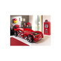 Voir la diapositive 1 : Paris Prix Pack - Lit Enfant Voiture  Night Speeder  & Armoire 1 Porte  Pompe à Essence  Rouge