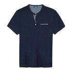 TBS T shirt  Homme TBS BLAKETEE. Coloris disponibles : Bleu