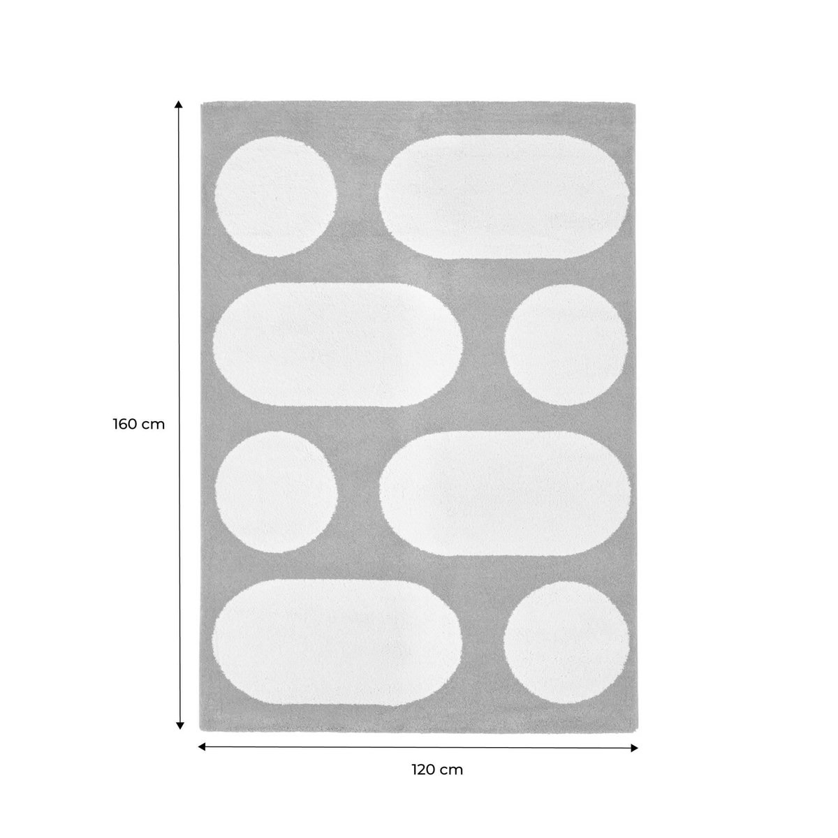 SWEEEK Tapis intérieur JOYCE orange, motif moderne