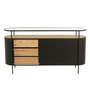 Voir la diapositive 3 : Paris Prix Buffet 3 Tiroirs & 2 Portes  Bya  150cm Naturel