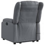 Voir la diapositive 5 : VIDAXL Fauteuil inclinable de massage Gris Similicuir