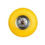 Voir la diapositive 1 :  Roue increvable jaune 10  260 x 85mm alésage 20mm