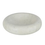 Paris Prix Vide-Poche en Marbre  Puglia  29cm Blanc