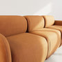 Voir la diapositive 5 : LISA DESIGN Penelope - canapé droit modulable 3 places en velours texturé