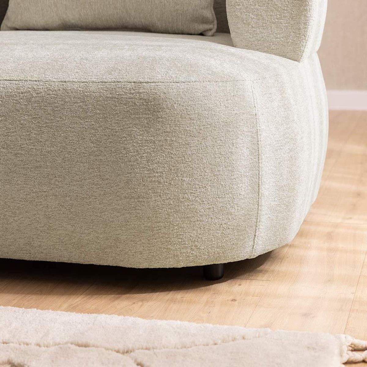 LISA DESIGN Angela - canapé d'angle gauche 4 places en velours texturé