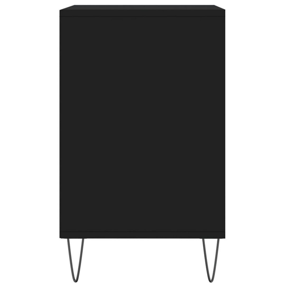 VIDAXL Armoire a chaussures Noir 102x36x60 cm Bois d'ingenierie