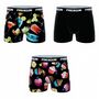 Voir la diapositive 1 : FREEGUN Lot de 3 boxers fantaisies garçon