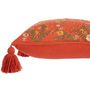 Voir la diapositive 3 : Paris Prix Coussin Design Fleurs  Mexican  45x45cm Orange