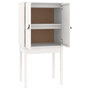 Voir la diapositive 2 : VIDAXL Buffet haut Blanc 60x40x120 cm Bois massif de pin