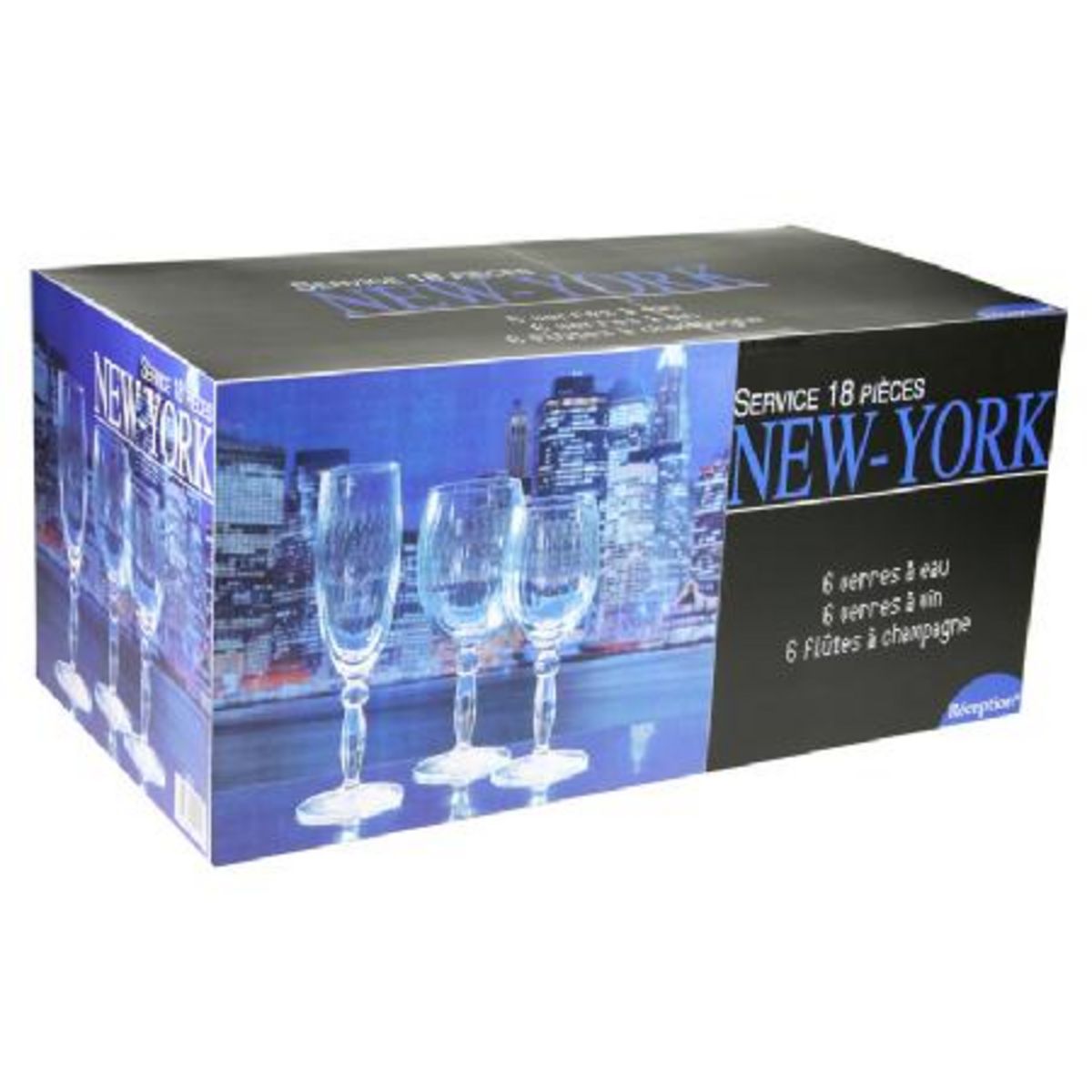 Service verres 18 pièces 