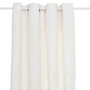 Voir la diapositive 2 : ATMOSPHERA Rideau à Œillets Tufté  Willow  135x260cm Ivoire