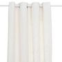 Voir la diapositive 2 : ATMOSPHERA Rideau à Œillets Tufté  Willow  135x260cm Ivoire