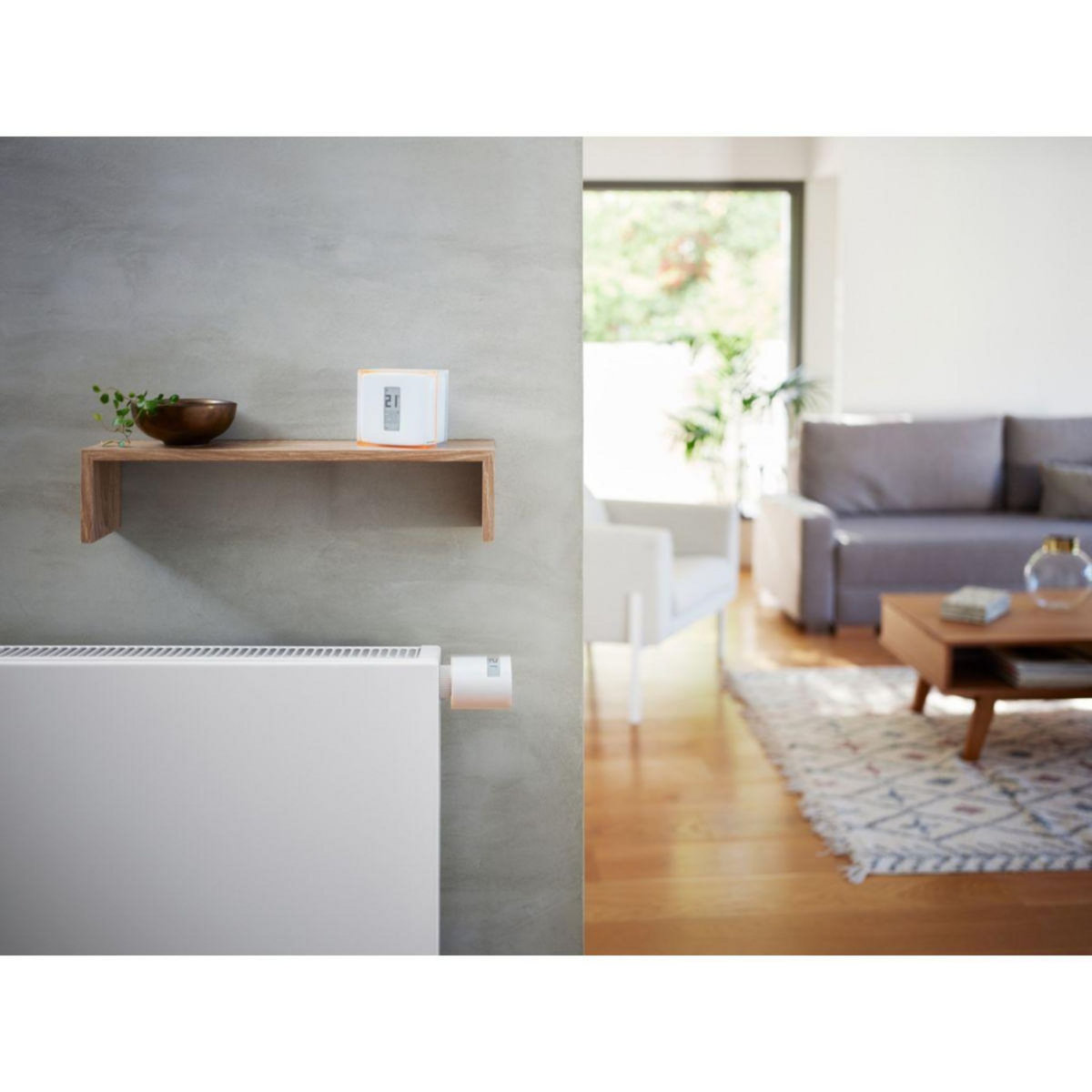 NETATMO Tête thermostatique connectée 2 tetes termostat.+adaptateur connecté