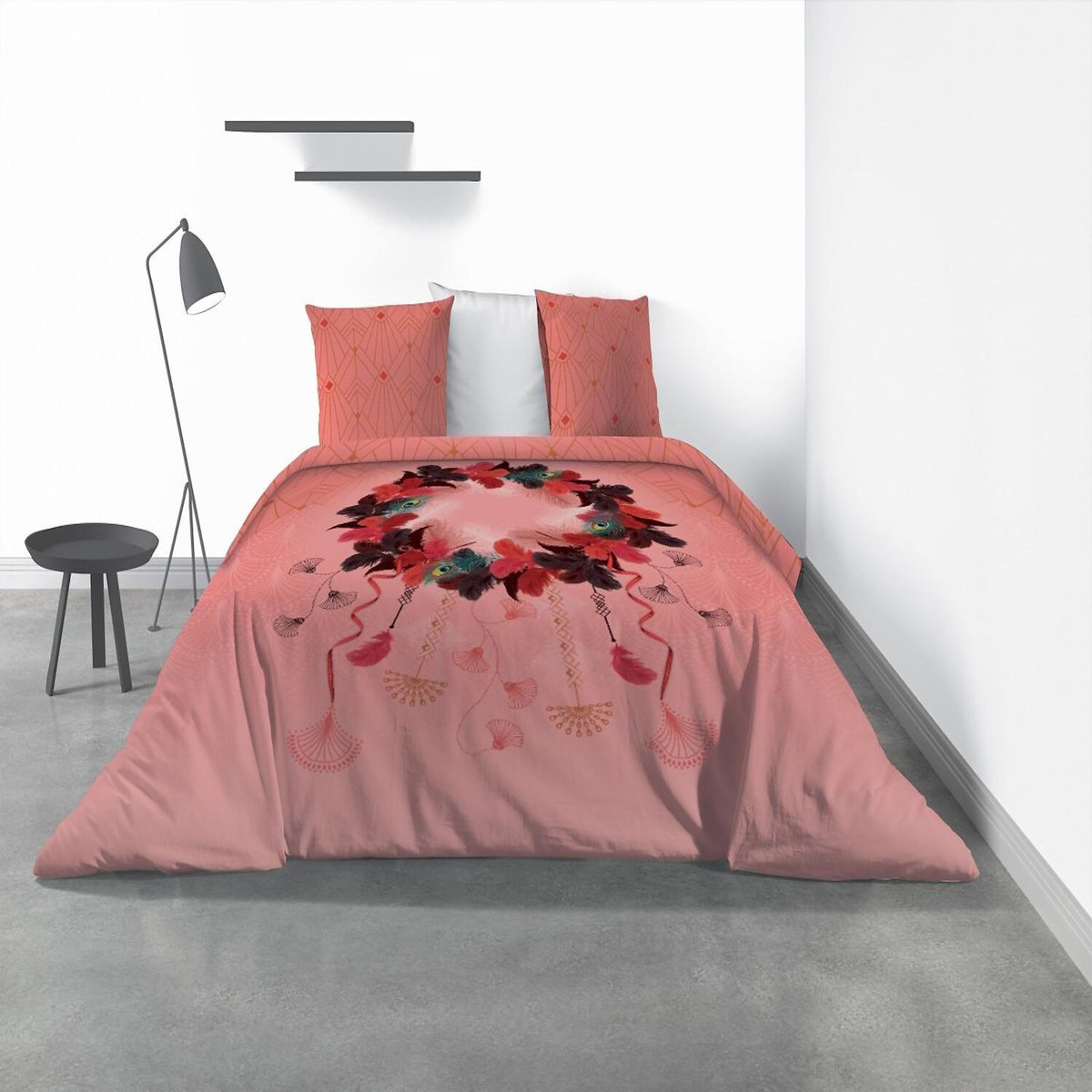 Les Ateliers du Linge Parure housse de couette 100%coton 47fils cancan dream