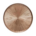 SECRET DE GOURMET Lot de 6 Assiettes Plates  Astra  28cm Champagne