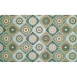 HABITABLE Tapis Must en velours imprimé Roca. Coloris disponibles : Vert