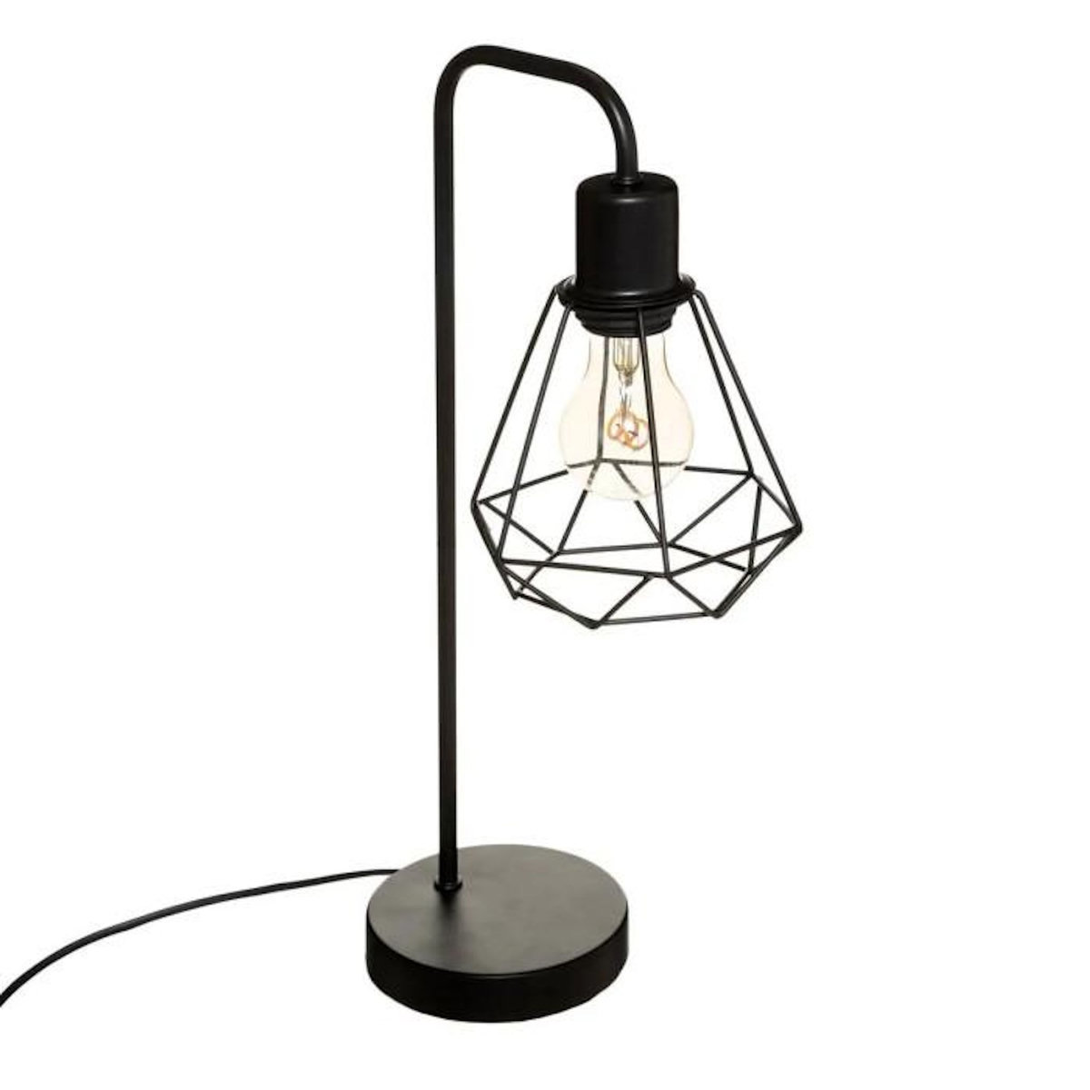ATMOSPHERA Lampe à Poser Design  Flave  46cm Noir