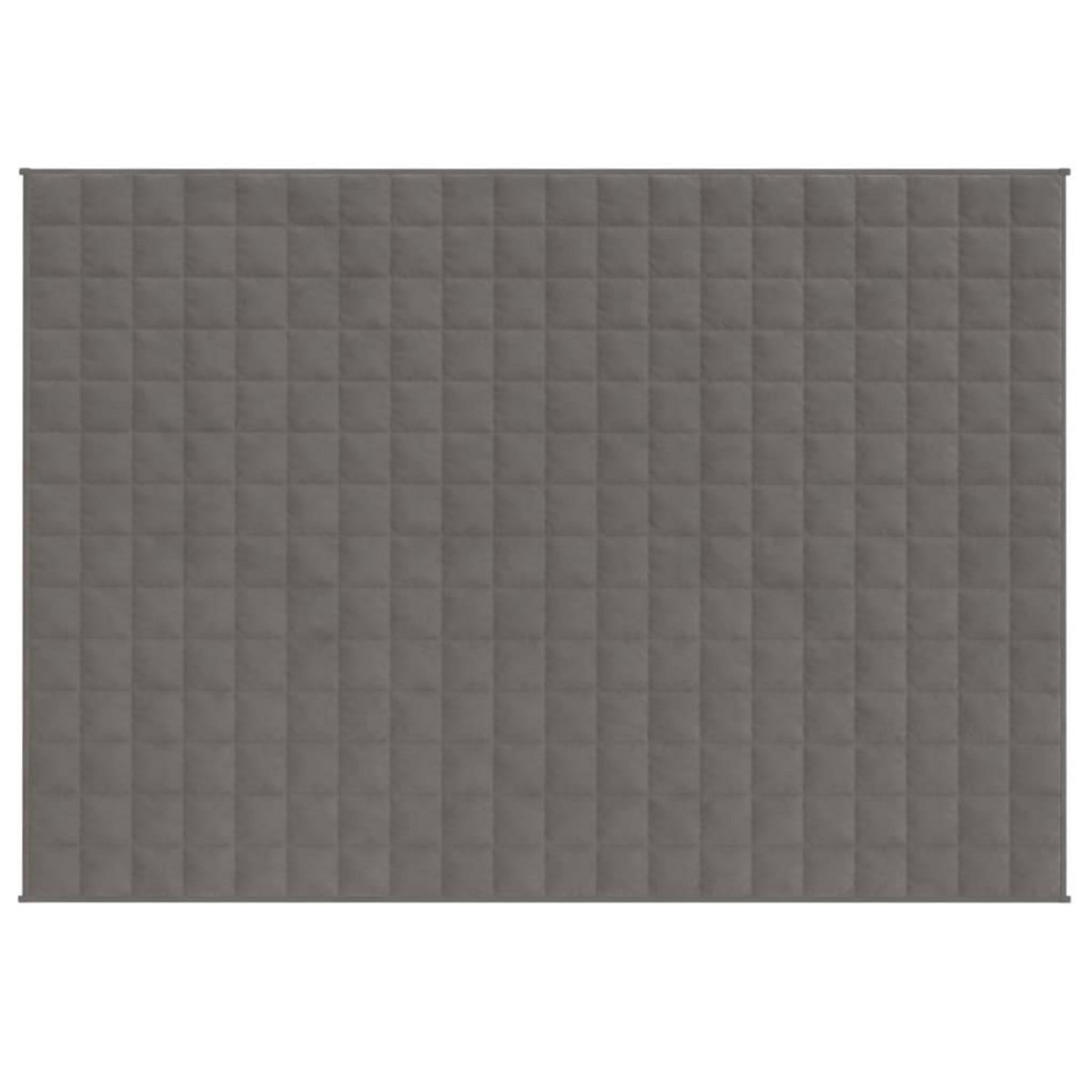 VIDAXL Couverture lestee Gris 150x200 cm 7 kg Tissu