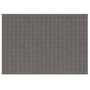 Voir la diapositive 3 : VIDAXL Couverture lestee Gris 150x200 cm 7 kg Tissu