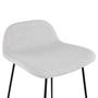 Voir la diapositive 6 : Paris Prix Tabouret de Bar Design  Sochi  85cm Gris & Noir